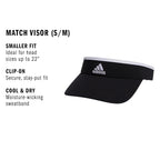 adidas Women's Visor – Match Athletic Clip-on Sun Hat for Sport & Training
