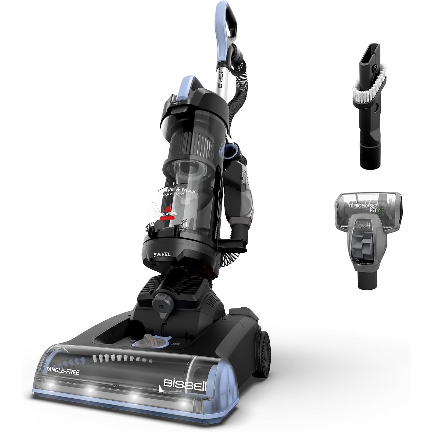 Bissell Cleanview Max Tangle-Free, Led Headlights, Extension Wand 4072L