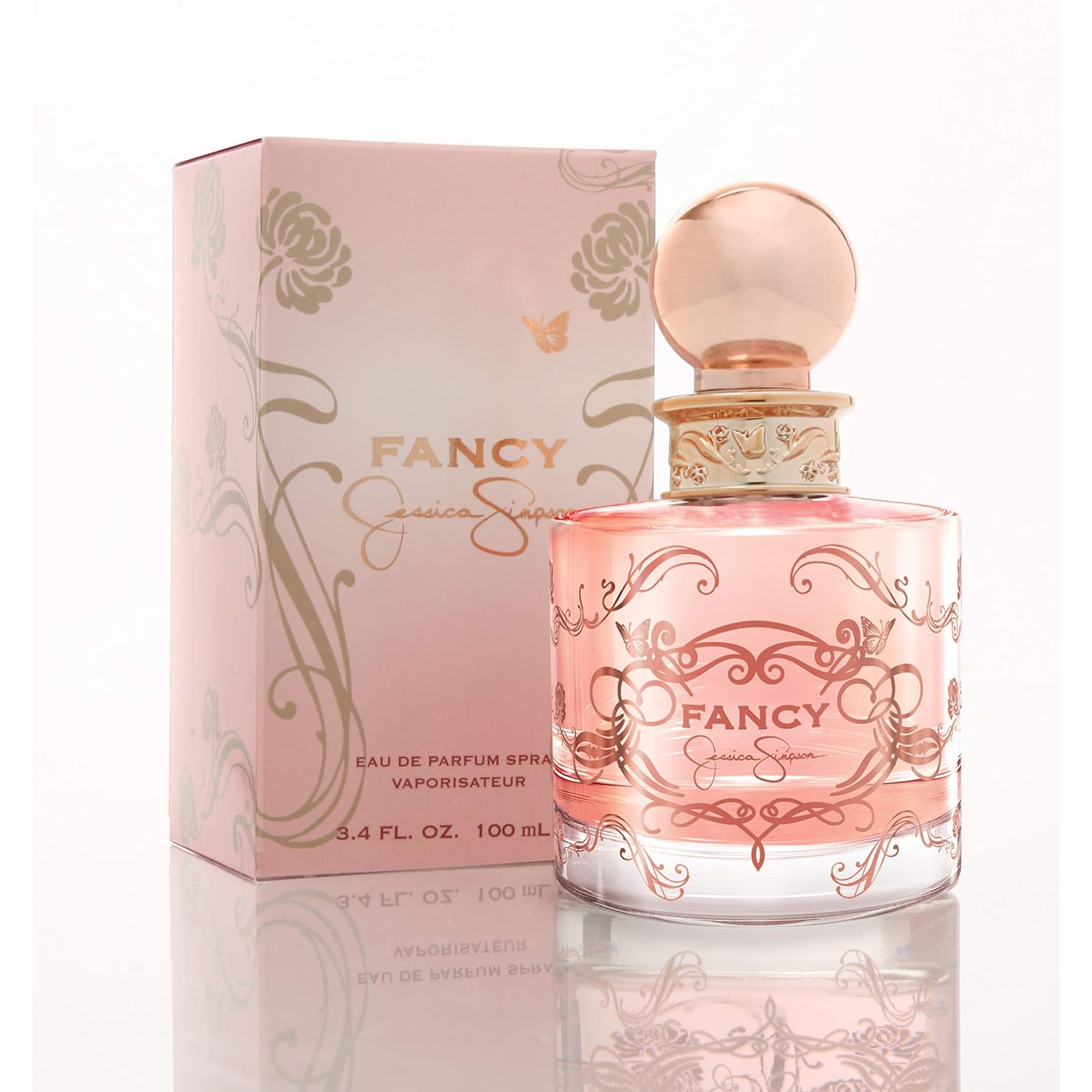 Jessica Simpson Fancy Jessica Simpson Eau De Parfum Spray for Women By Jessica Simpson, 3.4 Fl Oz (Pack of 1), Red