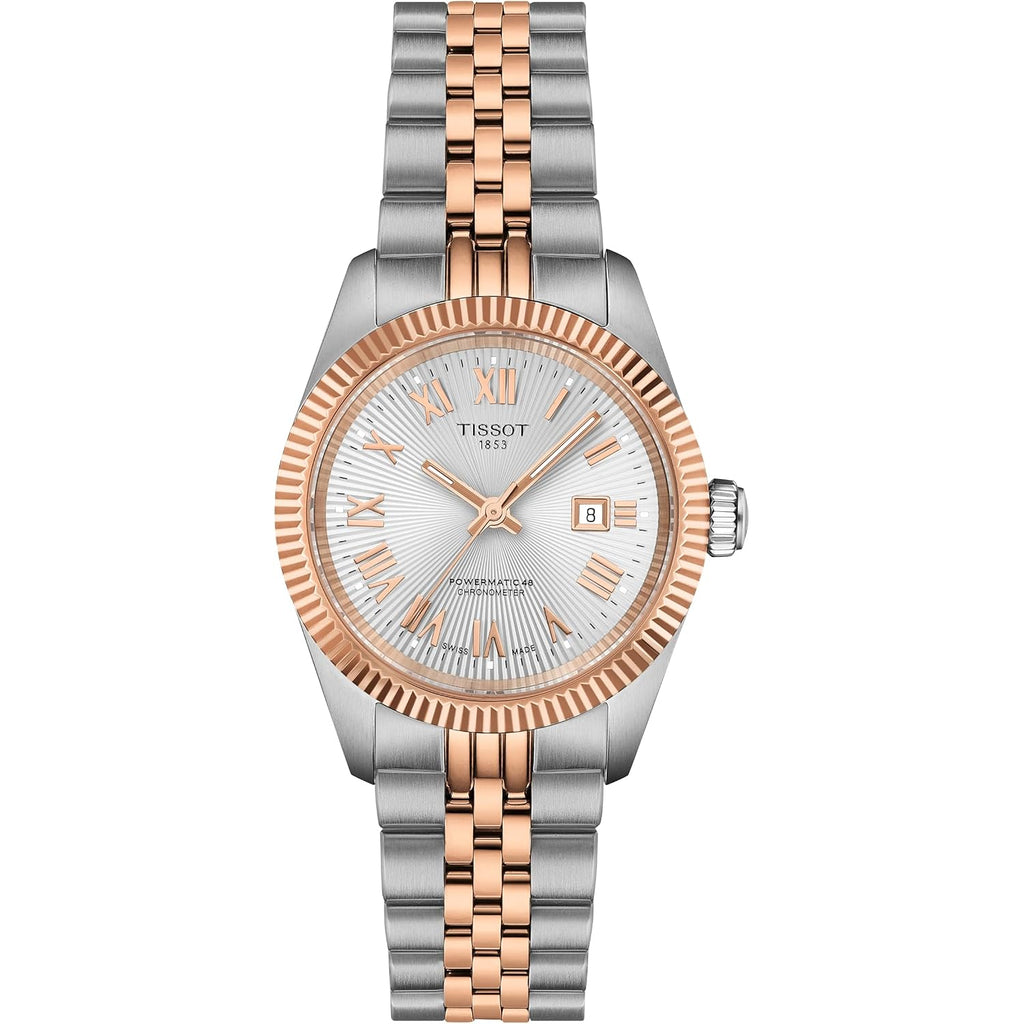 Tissot Ballade Powermatic 48 Cosc 30Mm, Swiss Automatic Watch For Women, Stainless Steel Case, Silver Dial, T1562082203300