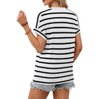 Womens Tops Short Sleeve Shirts Summer Outfits 2026 Spring Dressy Casual Clothes Clothing