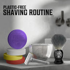 Viking Revolution Shaving Soap for Men - Shave Soap for Use with Shaving Brush and Bowl for Smoothest Wet Shave, Shaving Soap Puck - 4 Pack Variety, Each Pack 2.5oz