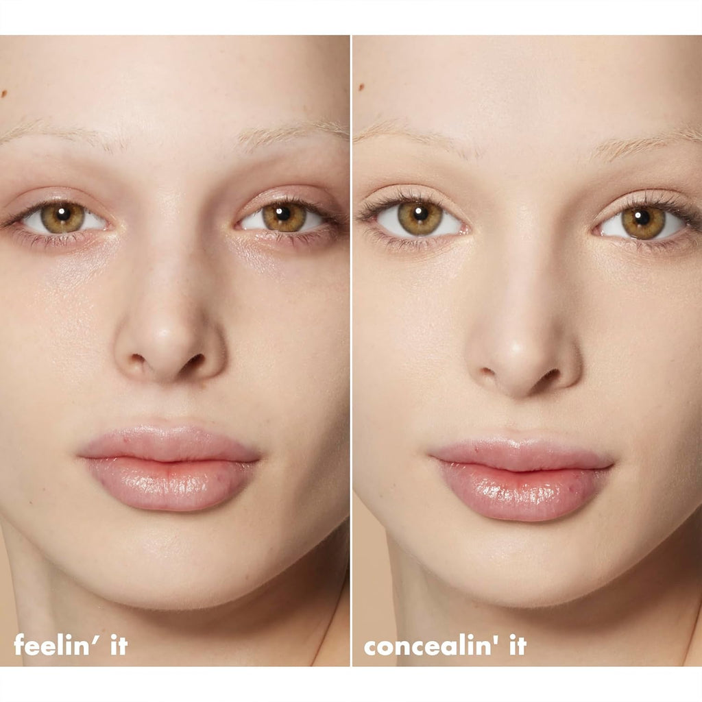 e.l.f. Hydrating Camo Concealer, Covers Blemishes & Under-Eye Circles, Full-Coverage & Delivers A Satin Finish, Vegan & Cruelty-Free, Light Ivory