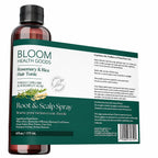 Rosemary & Rice Water Spray For Hair – Homegrown Rosemary, Korean Root & Scalp Hair Tonic – Strengthens & Adds Fullness – Leave-In Mist For Thinning Hair, Men & Women – 6 Oz