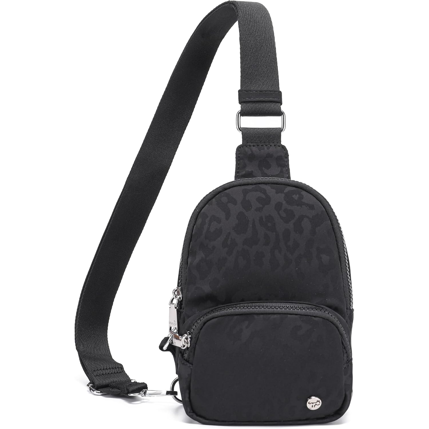 Anti Theft Crossbody Bags For Women Small Nylon Rfid Sling Bag Lightweight Travel Purse For Daily Casual Use(Leopard)