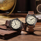 Getalia Leather Watch Band Retro Oil Wax Leather,18Mm 19Mm 20Mm 21Mm 22Mm Quick Release Foldover Clasp Watch Straps For Men And Women