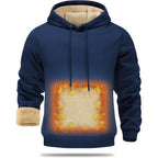 Men'S Sherpa Fleece Lined Hoodie Thick Pullover Hooded Winter Warm Casual Athletic Sweatshirt With Kangaroo Pocket