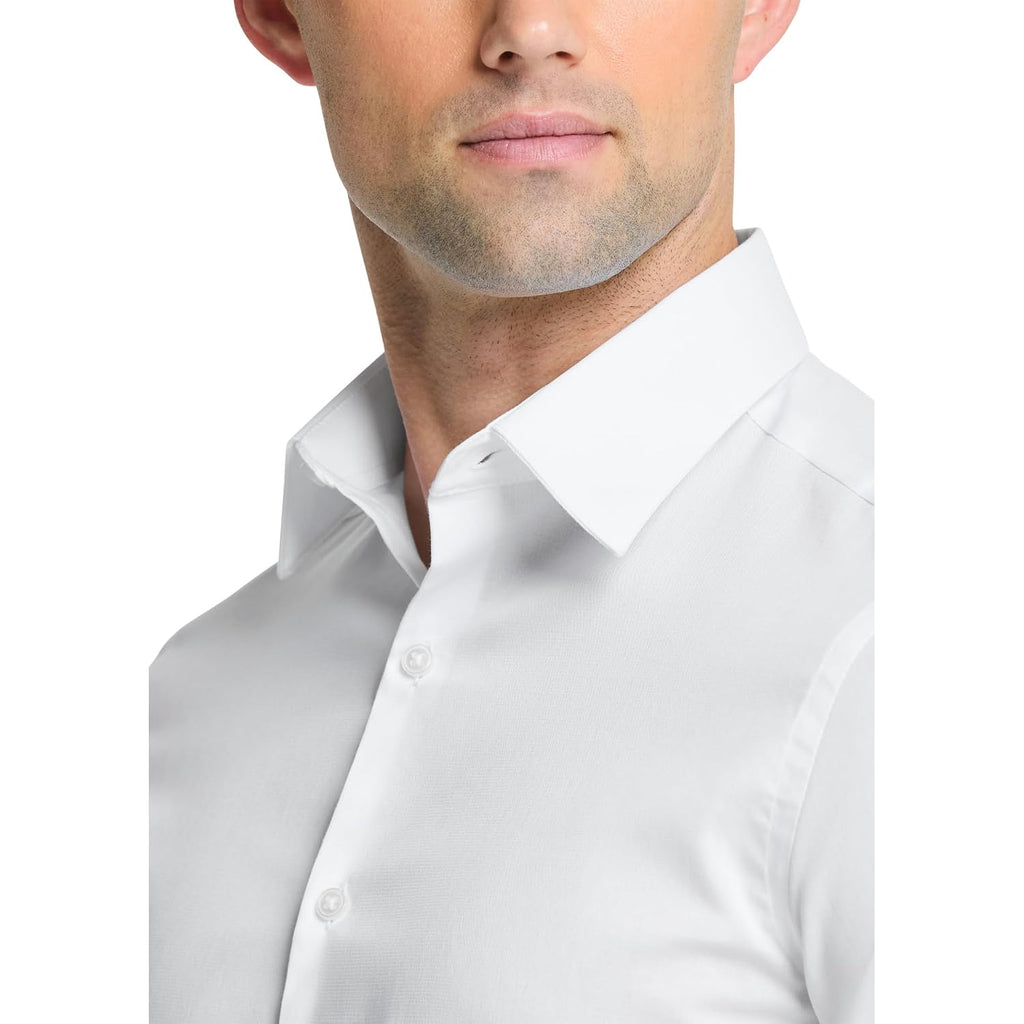 Van Heusen Men'S Flex Collar Slim Fit Stretch Dress Shirt