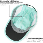 Hh Hofnen Quick Dry Baseball Cap Unstructured Running Cap Water-Resistant Upf 50+ Mesh Golf Sun Hats For Men Women