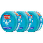O'Keeffe's for Healthy Feet Foot Cream; Guaranteed Relief for Extremely Dry; Cracked Feet; Instantly Boosts Moisture Levels; 3.2 Ounce Jar; (Pack of 3)