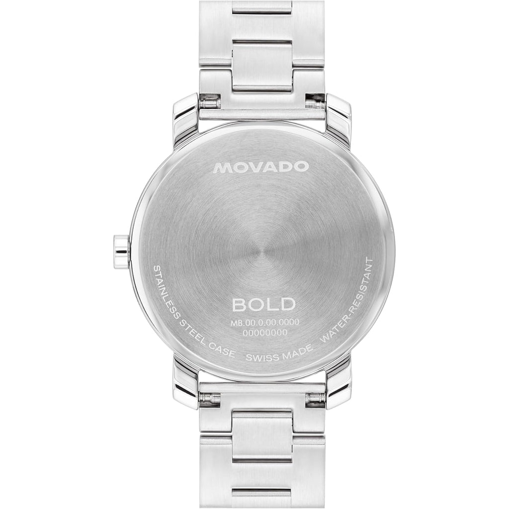 Movado Bold Women'S Swiss Quartz Watch, Stainless Steel Bracelet Modern, Elegant Timepiece - Gift For Her 34Mm