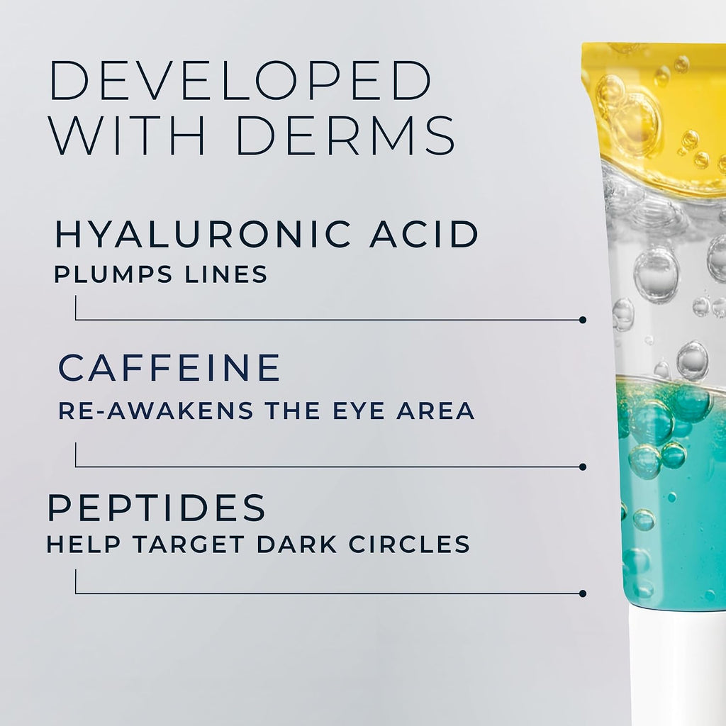 Roc Multi Correxion Hyaluronic Acid Anti Aging Under Eye Cream For Puffiness & Dark Circles (.5 Oz) + Roc Retinol Capsules (7 Ct), Skin Care Routine, Fragrance & Paraben Free For Women And Men