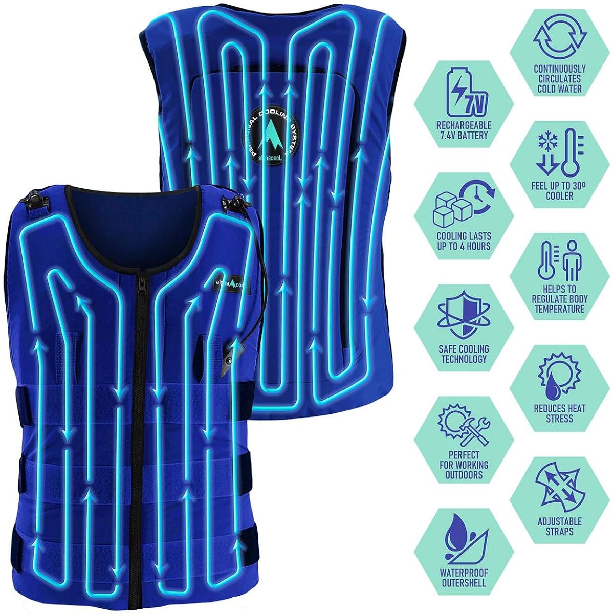 Alphacool 7V Circulatory Cooling Vest System