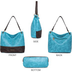 Montana West Hobo Bag For Ladies Shoulder Handbags With Back Pocket | Purses
