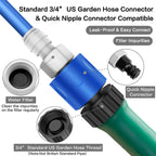 Upgraded Misters For Outside Patio, 3-Way Fine-Mist Leak-Proof Hose Mister Misting System, 6.6Ft Patio Mister For Cooling Outdoor, Cobra Mist Stand For Greenhouse Chicken Dog Pool Trampoline