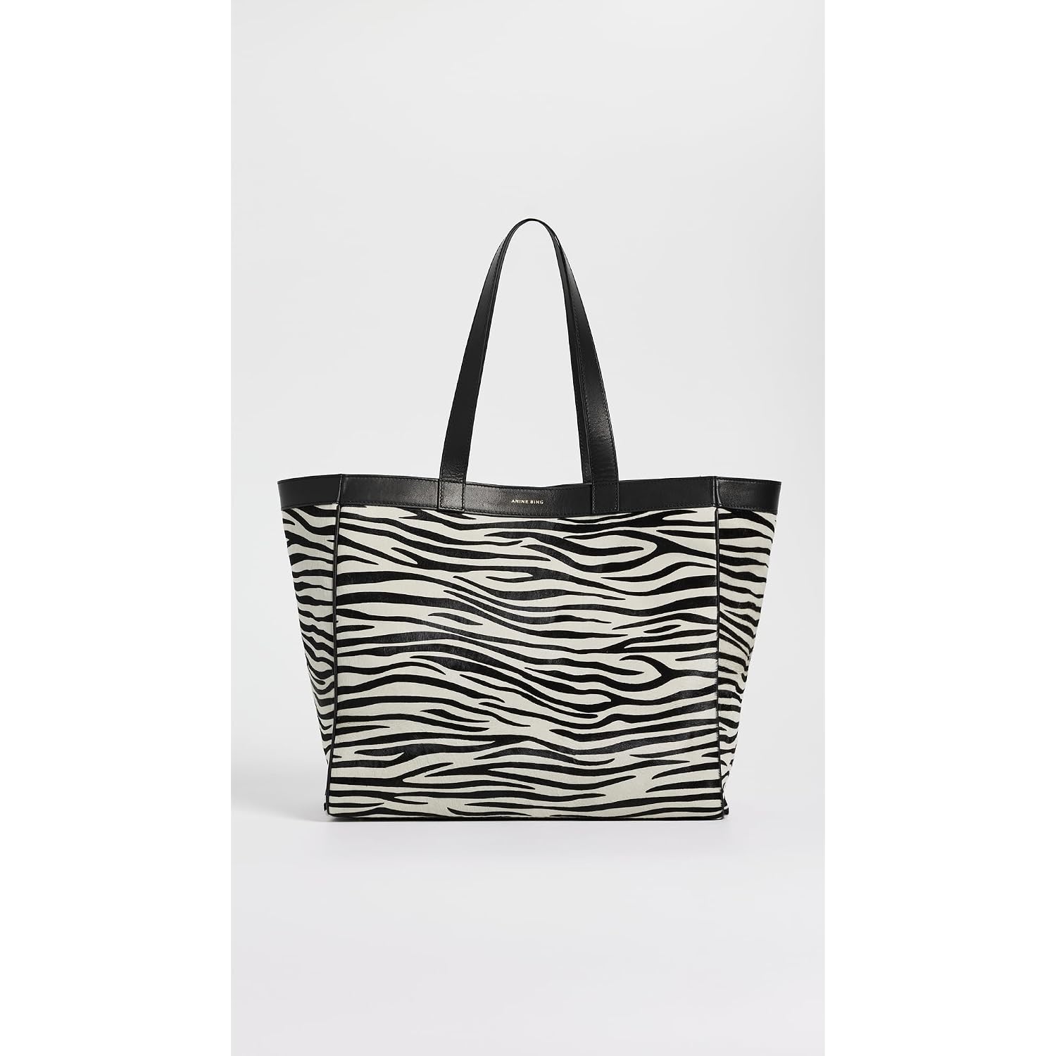 Anine Bing Women'S Medium Rio Zebra Tote