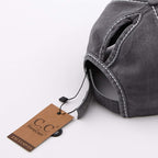 C.C Exclusives Hatsandscarf Washed Distressed Cotton Denim Ponytail Hat Adjustable Baseball Cap (Bt-14)