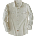 Dubinik® Pearl Snap Shirts For Men Long Sleeve Lightweight Casual Western Plaid Cowboy Cotton Vintage Work Shirt