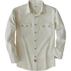 Dubinik® Pearl Snap Shirts For Men Long Sleeve Lightweight Casual Western Plaid Cowboy Cotton Vintage Work Shirt