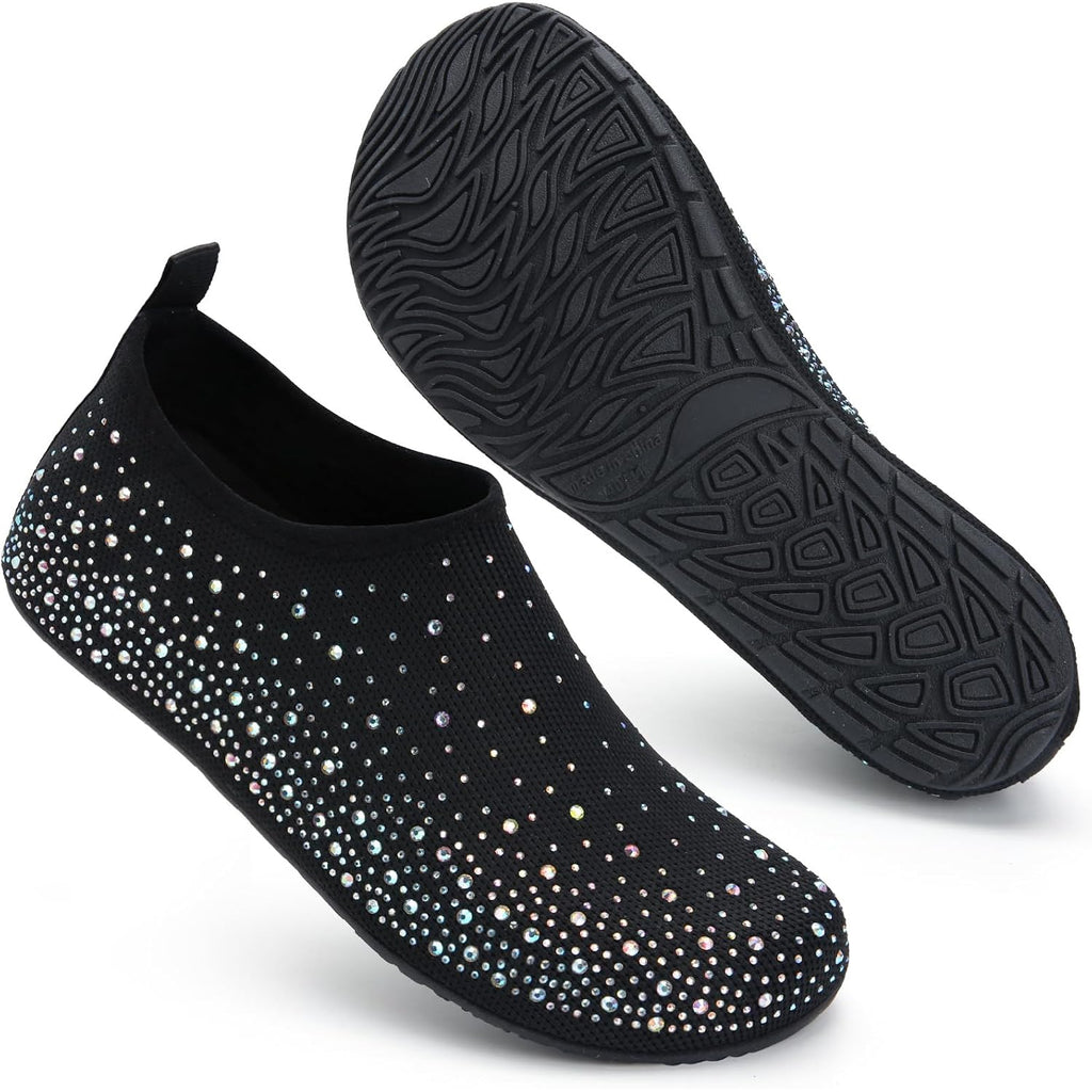 Watelves Womens Barefoot Water Shoes Travel House Slippers For Indoor And Outdoor Aqua Socks For Beach Swim Surf Yoga Dancing Camping Must Haves
