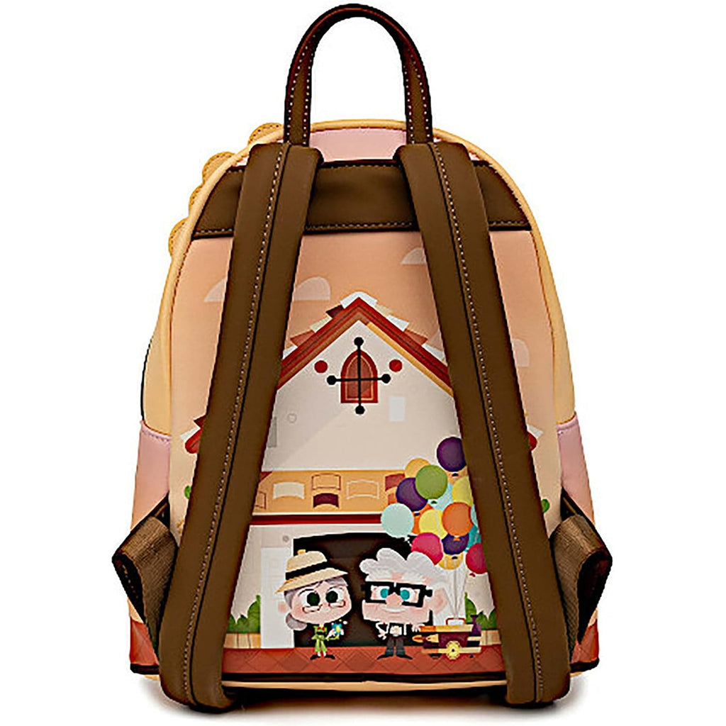 Loungefly Disney Pixar Up Working Buddies Womens Double Strap Shoulder Bag Purse,One Size