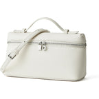 Doris&Jacky Small Leather Crossbody Bag For Women Designer Mini Top Handle Clutch Phone Bag With Adjustable Shoulder Strap