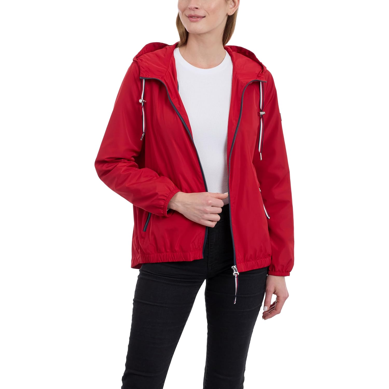 Tommy Hilfiger Women'S Classic Water-Resistant Rain Jacket