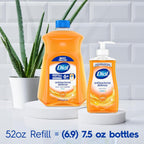 Dial Antibacterial Defense Liquid Hand Soap + Aloe, Gold Scent, 52 Fl Oz Hand Soap Refill (3 Count), Dermatologist-Tested, Gentle Formula