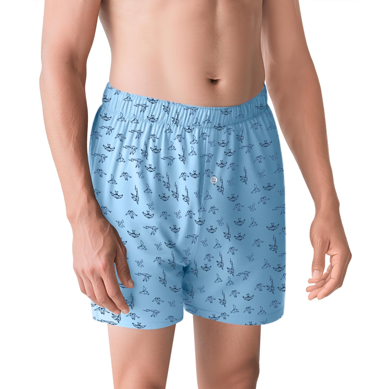 Moacc M Boxers For Men - Men'S 100% Cotton Boxer Briefs Underwear Premium Quality Shorts