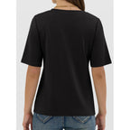ANRABESS Women’s Half Sleeve T-Shirt Tops | Soft Stretchy Breathable Spacer Basic Tees, Business Casual Work, Travel Vacation Outfits, Summer Fall All-Season Clothing