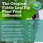 Fiddle Leaf Fig Plant Food, 3-1-2 Npk Liquid Fertilizer For Ficus, 8 Oz