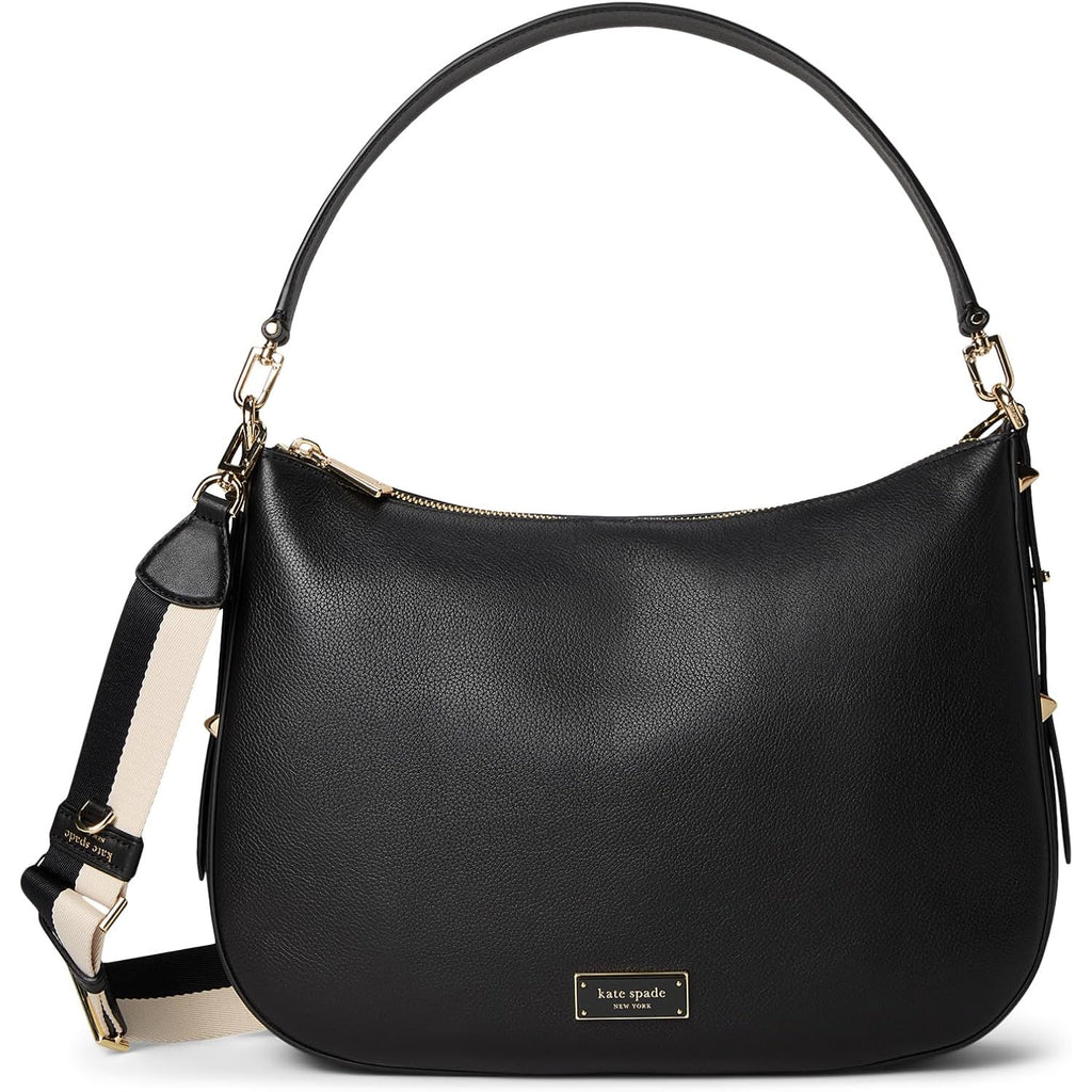 Kate Spade New York Womens Liv Pebbled Leather Large Hobo