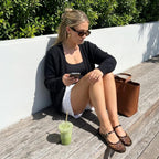 Cushionaire Java Casual Womens Jelly Flats With Adjustable Strap, Closed Toe Mary Janes Mule Design, Waterproof Jelly Sandals For Women