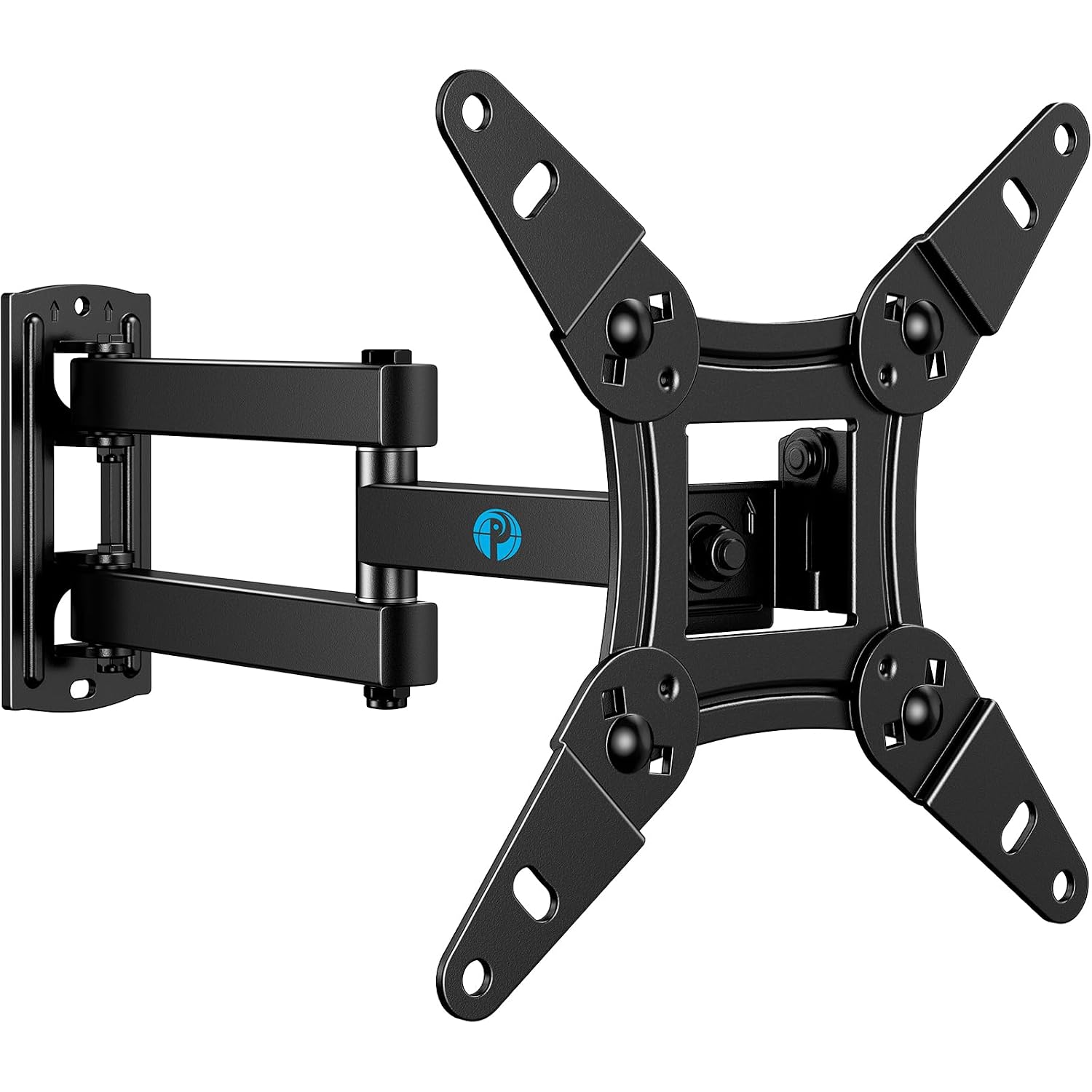 Pipishell Full Motion Tv Wall Mount For Echo Show 21/15 And 13-43 Inch Flat Curved Screen Tvs & Monitors, Max Vesa 200X200Mm Up To 44Lbs, Tv Mount Wall Bracket With Rotation Swivel Tilt Extension