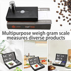 200G Digital Pocket Gram Scale 0.01G Accuracy, 200G X 0.01G Mini Digital Grams Scale, Small Food Scale, Jewelry Scale, Ounces Grains Scale With100G Calibration Weight