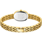 Diaofendi Petite Vintage Oval Gold Women’s Watch, Waterproof Elegant Watch with Japanese Quartz Movement, Adjustable Strap with Tool