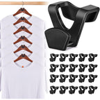 House Day Space Saving Hanger Hooks 60 Pack, Black Clothes Hanger Connector Hooks, Heavy Duty Hanger Hooks Space Saver, Premium College Dorm Room Essentials, Good Closet Organizers And Storage