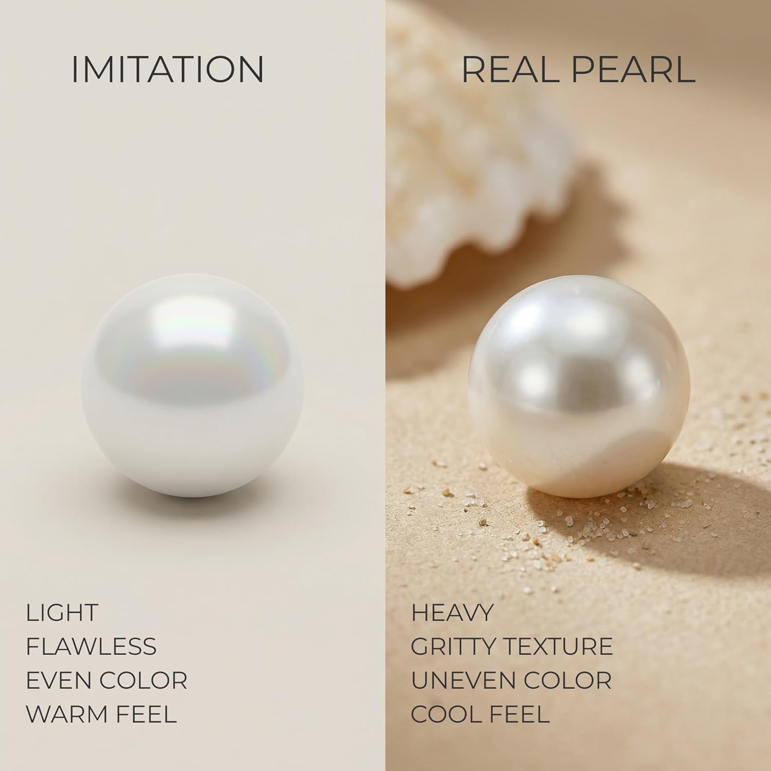 The Pearl Source Real Freshwater Pearl Necklace for Women, Genuine Cultured White Pearls, Classic Single Strand Pearl Necklace, Sterling Silver Fishhook Clasp, Fine Jewelry Gift