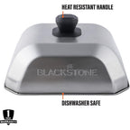 Blackstone 5555 Basting Cover, Medium, Square | Heat-Resistant Handle, Dishwasher Safe