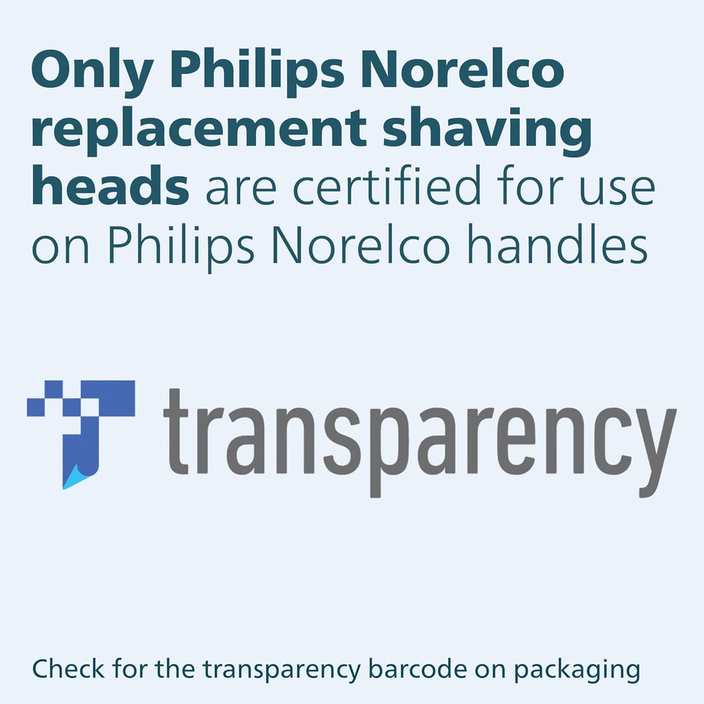 Philips Norelco SH30/52 Genuine Shaving Heads, Compatible with Philips Shavers Series 1000, 2000, 3000 and 5000, Powerful Performance, Self-Sharpening, 3 Pieces, Model SH30/52