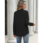 Zeagoo Blouses For Women Long Sleeve Button Down Shirts Dressy Casual Collared Tops Business Work Outfits