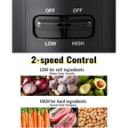Food Chopper, 4 Cup Mini And Fast Food Processor, Electric Meat Grinder With 2 Speed, 4 Stainless Steel Blades, And Whisk, 400W Power For Chopping, Mixing, Emulsifying, Puree And Whisking, Bpa-Free