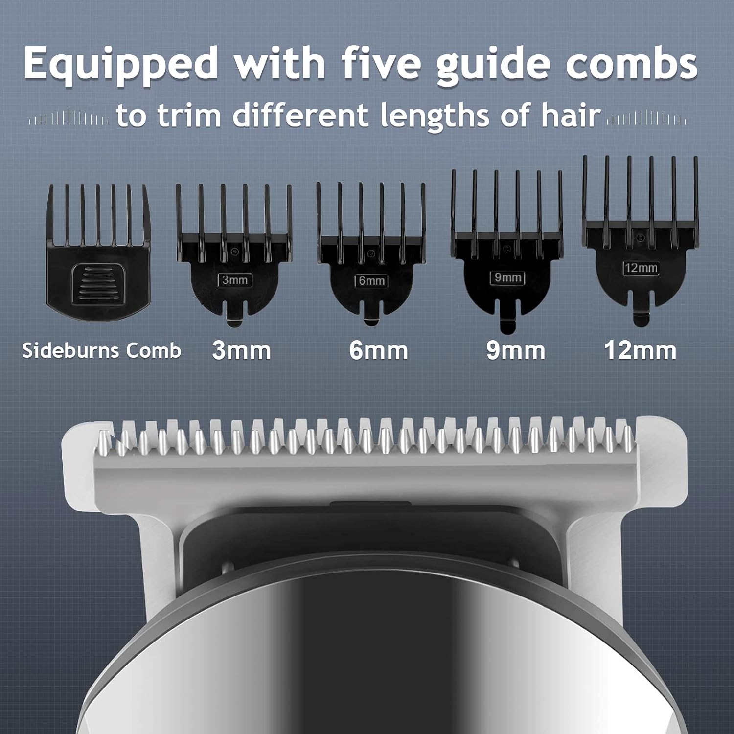 Ufree Beard Trimmer For Men, Waterproof Electric Razor For Nose, Body, Face & Mustache, Cordless Hair Clippers Shavers Grooming Kit, Gifts For Men Husband Father