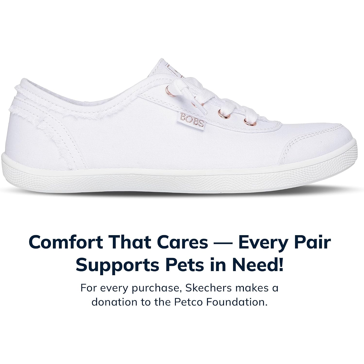 Skechers Women'S Bobs B Cute Sneaker - Memory Foam, Flexible Outsole, Lightweight Vegan Shoes