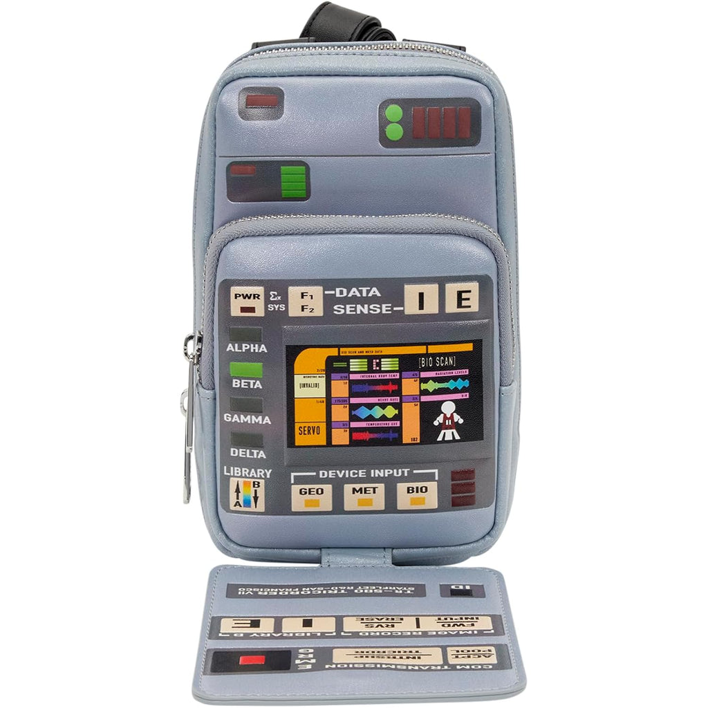 Loungefly Star Trek: Tricorder - Glow In The Dark - Crossbody Bag With Adjustable Strap - Collectible Bags