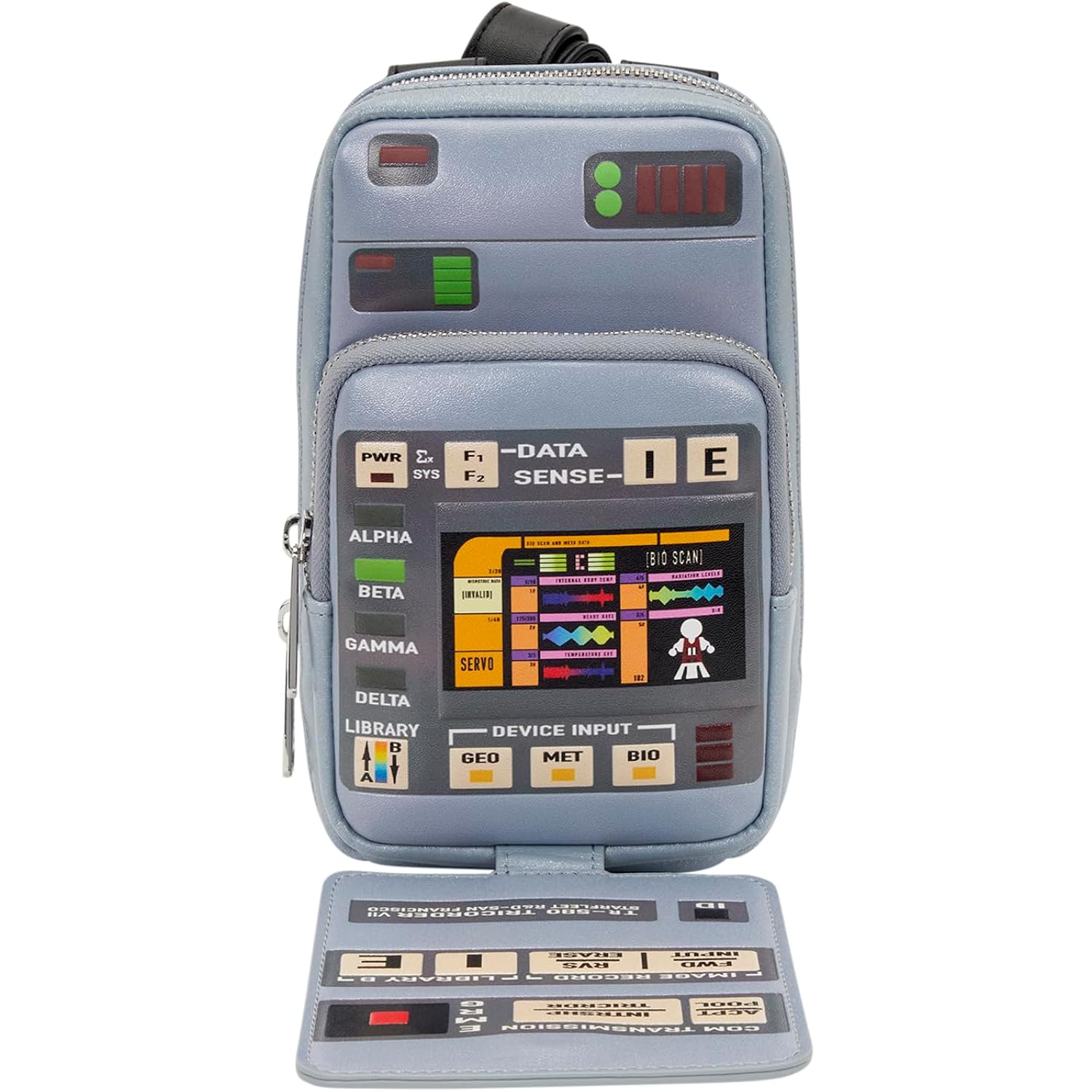 Loungefly Star Trek: Tricorder - Glow In The Dark - Crossbody Bag With Adjustable Strap - Collectible Bags