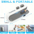 Mini Bag Sealer With Cutter And Magnet, 2 In 1 Rechargeable Vacuum Sealer Bag Heat Seal Machine With Sealer&Cutter For Plastic/Chip/Vacuum Sealer Bags (White 2.0)