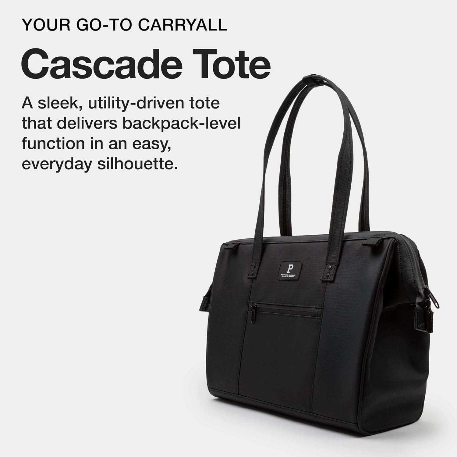 Portland Gear Cascade Tote Bag, Weatherproof Construction Travel Work Bag, Interior Organization Pockets, 20.5L