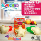 Sandwich Cutter And Sealer - Crustless Sandwich Maker - Great For Lunchbox And Bento Box - Boys And Girls Kids Lunch - Sandwich Cutters For Kids (Heart, Star, Mouse)