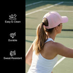 Women Ponytail Baseball Cap Outdoor Girls Messy Bun Hat for Daily Wear Cooling for Running Golf Sports Black